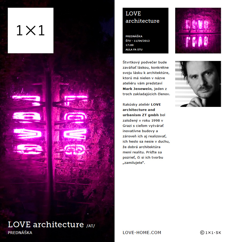 1x1_LOVE architecture_prednáška