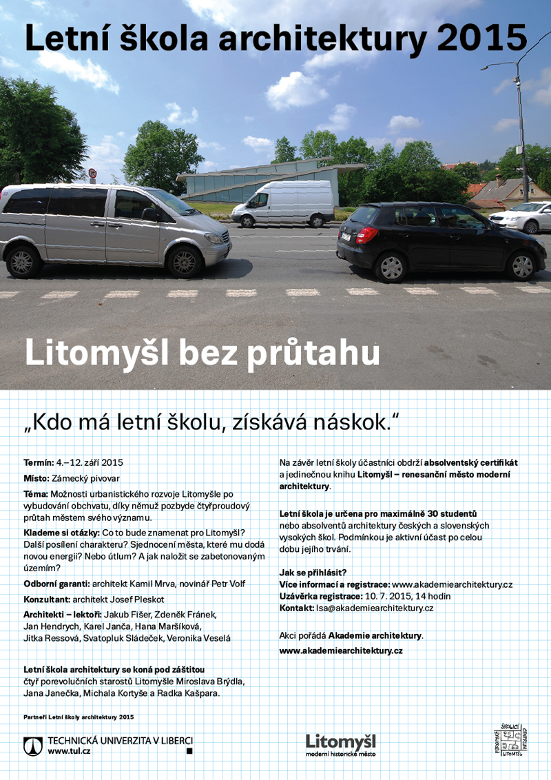Letná škola architektúry 2015 - Litomyšl